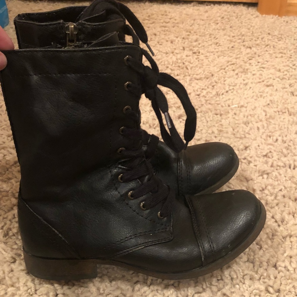 Black Combat Boots